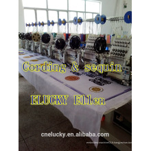 ELUCKY 2015 multifonction 8 tête à plat, broderie à capuchon